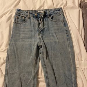 Adika straight leg light wash jeans